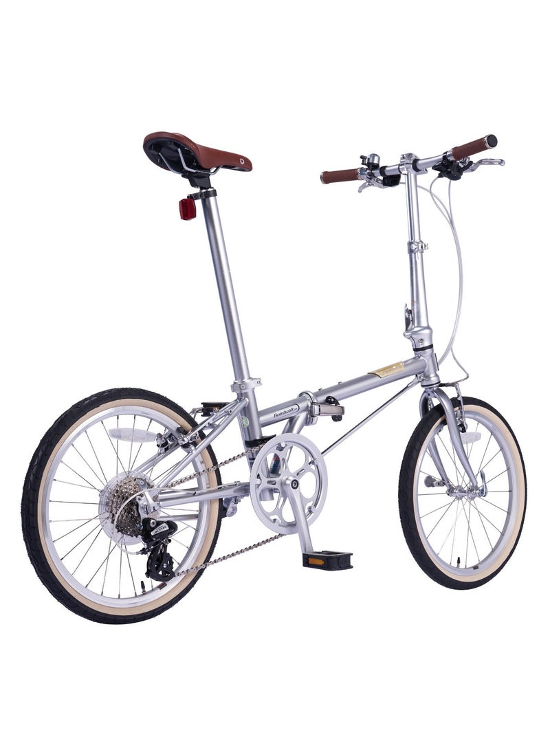 Dahon Boardwalk D8 Folding Bike | 20-inch Wheels, 8-Speed Gears, Silver - Image 5